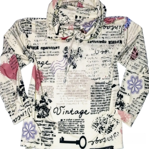 Lily Tops - WOMEN'S (SIZE 2XL) LILY VINTAGE HOODED SWEATSHIRT